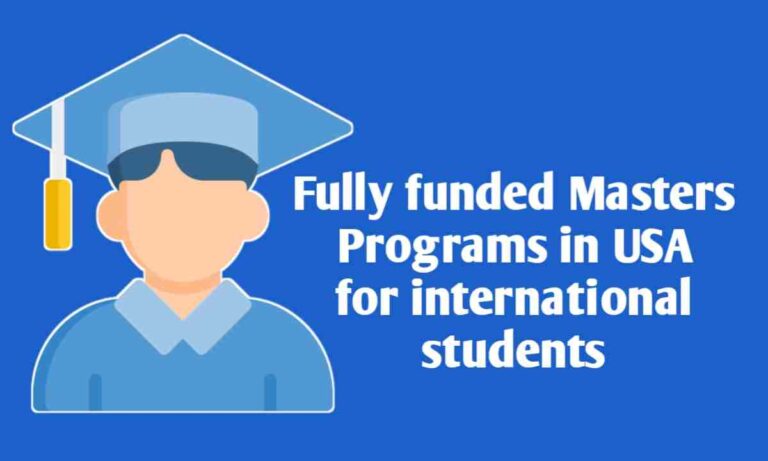 Fully funded Masters Programs in USA for international students