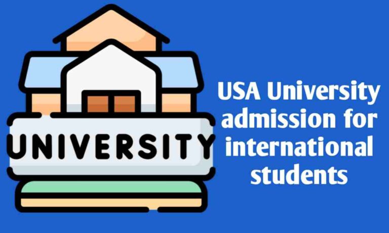 USA University admission for international students